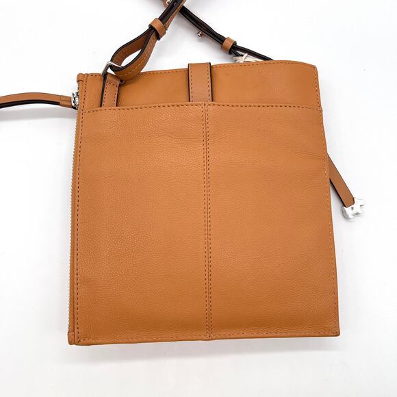 RADLEY LONDON Wilton Way Crossbody Tan Leather Slim Tab Travel Pockets NEW - Picture 7 of 16